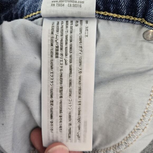 Hollister Jeans Mens Sz 36 Blue Straight Leg Epic Flex Denim Classic Comfort Fit - Picture 9 of 14